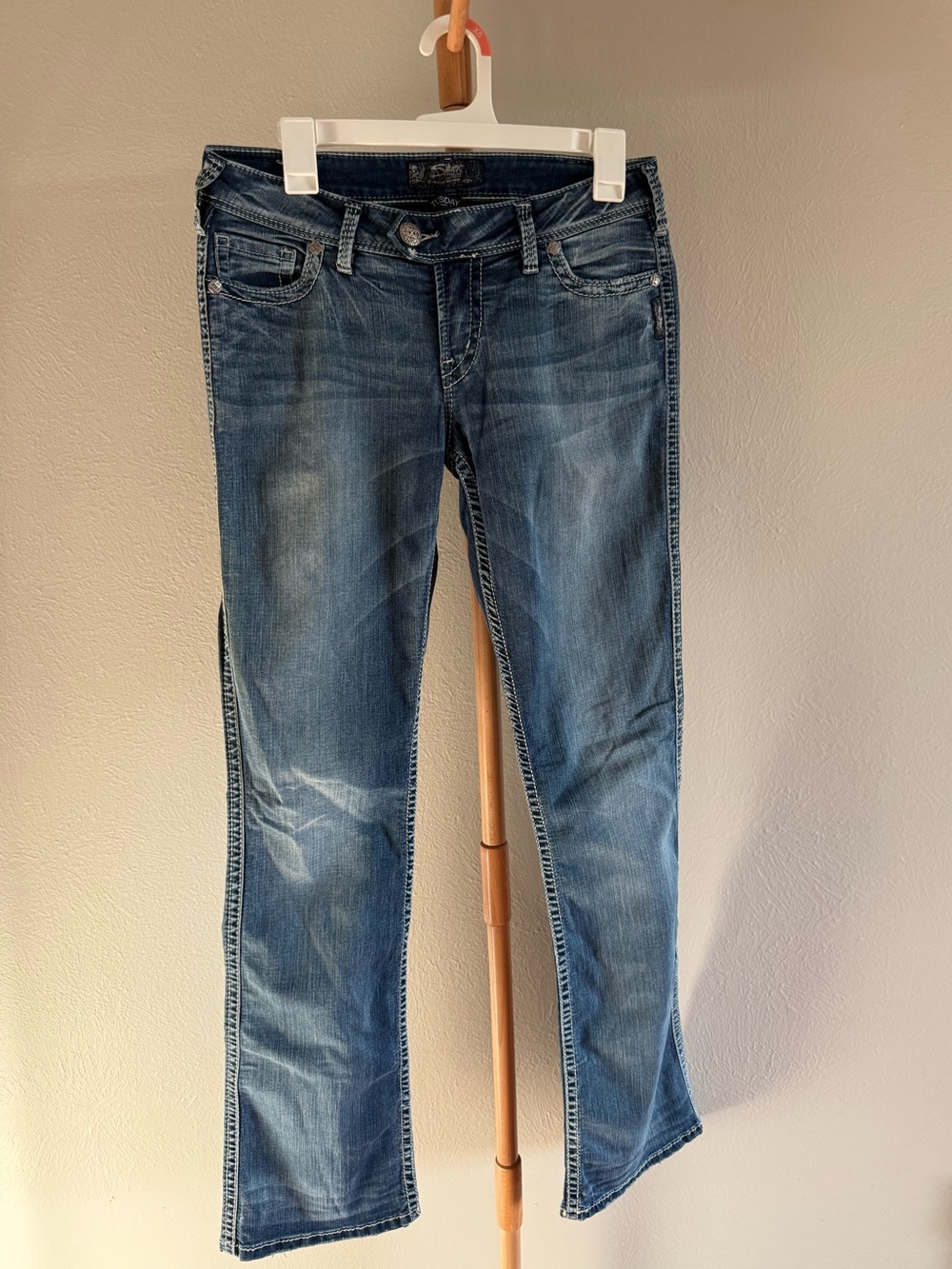 Silver Jeans Co Tuesday Low Rise Boot Denim Jeans Y2K Vintage Women’s Size 30